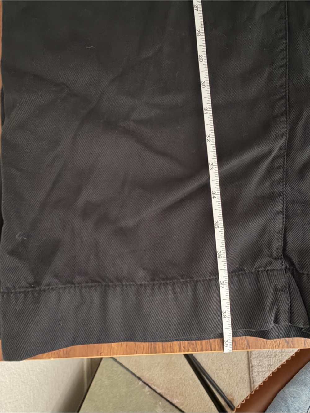 Madewell Drapeweave Carley Wide-Leg Pants Black Flowy Cotton Pants size XS - Picture 7 of 7